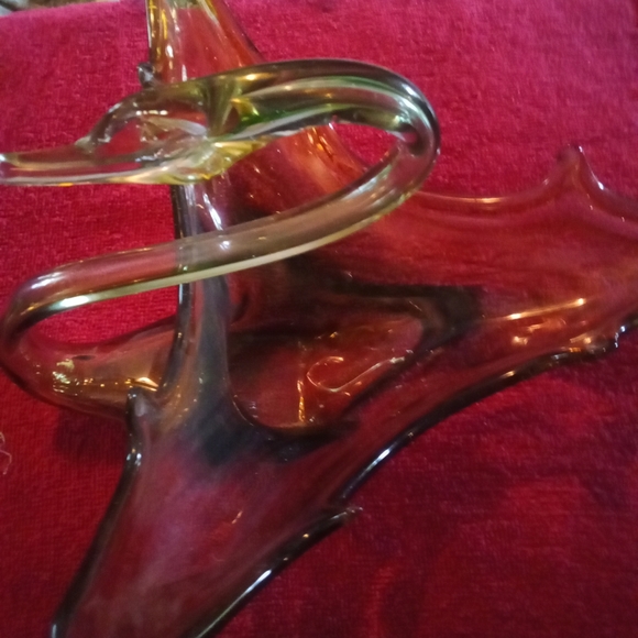 Today only!!!vintage sooner glass swan - Picture 3 of 9